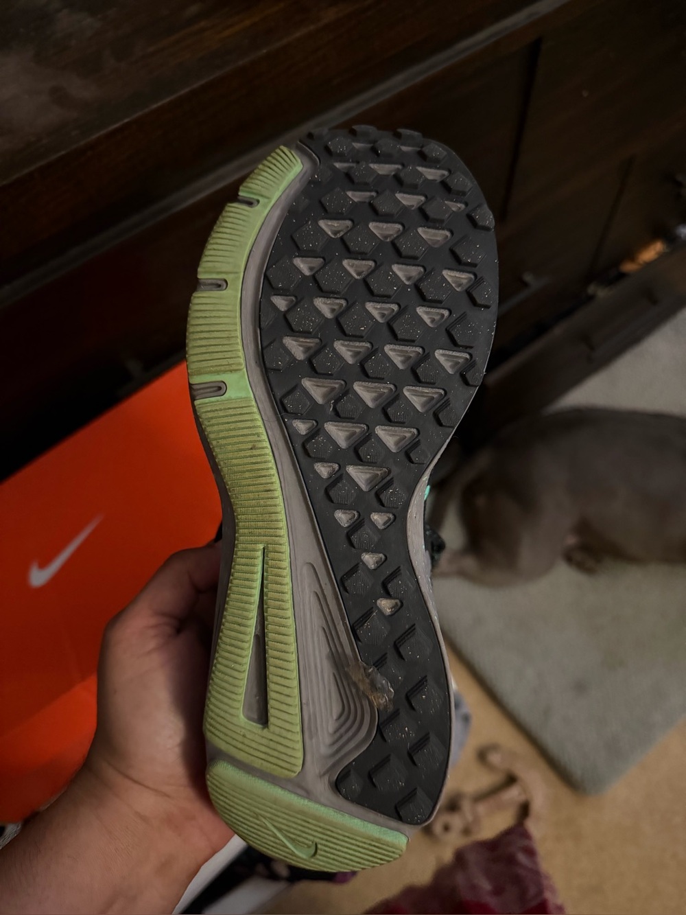 Women’s Running Shoe - Black Sole with Neon Green Trim